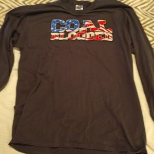 Heavy-Weight, long sleeved COAL BLOODED T-Shirt